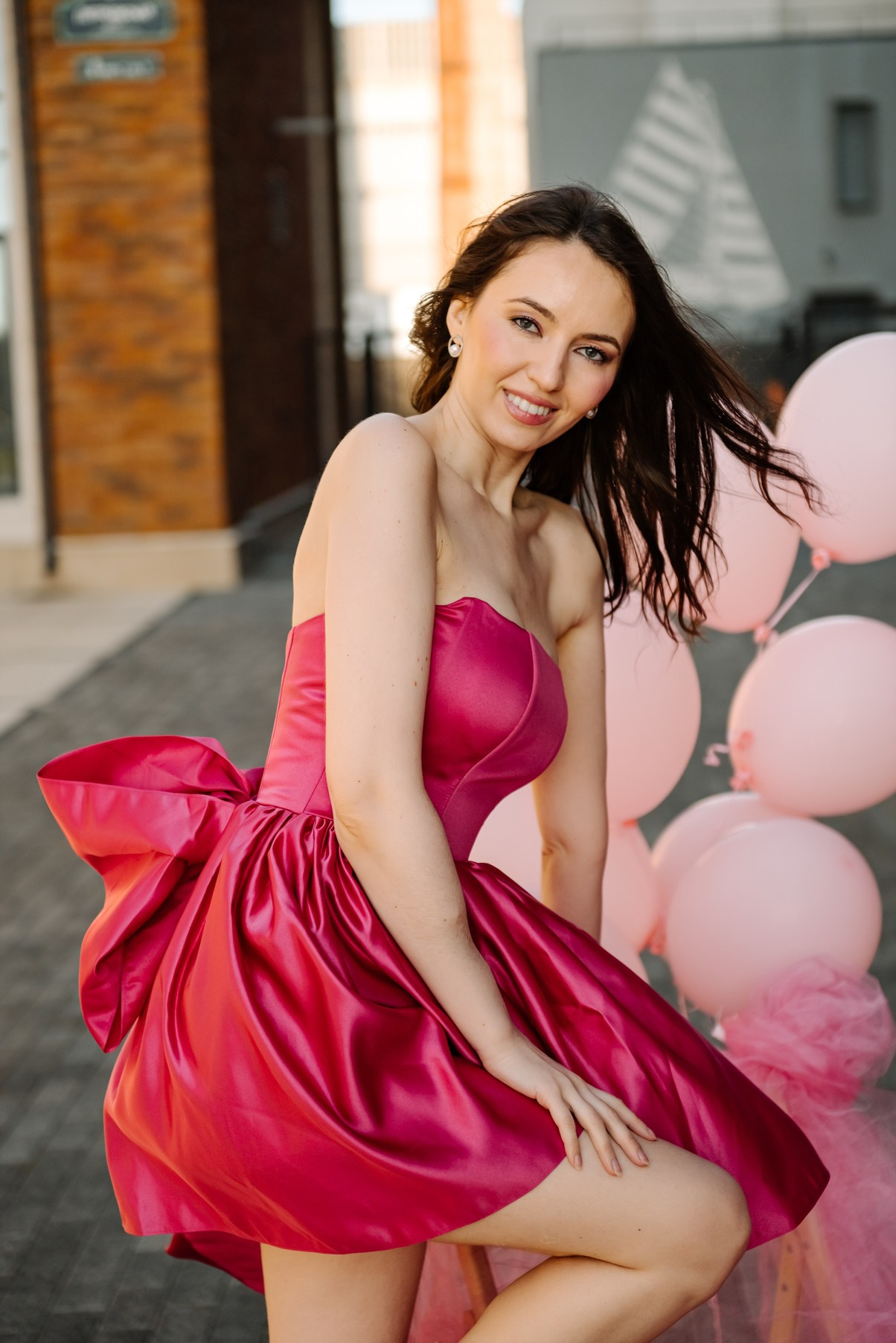 Индивидуальная. На заливе с шарами. Свадебный и сеейный фотограф в Санкт-Петербурге Елена Худякова