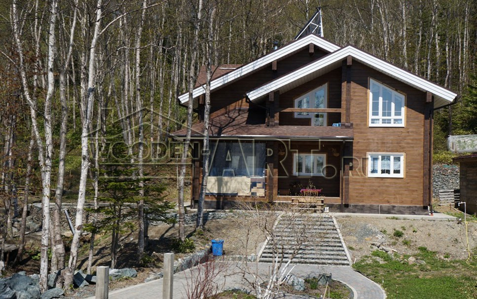 «Сахалин» 178 кв. м. Проекты деревянных домов