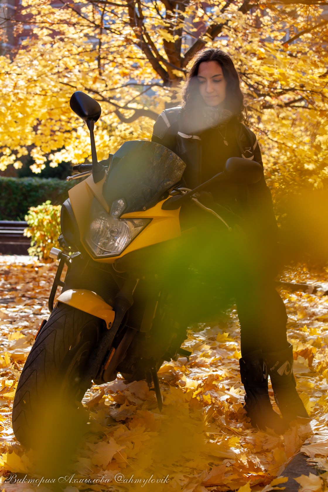 Алина Вартанова (Yamaha Diversion F 600). Виктория Ахмылова. Фотограф в Москве