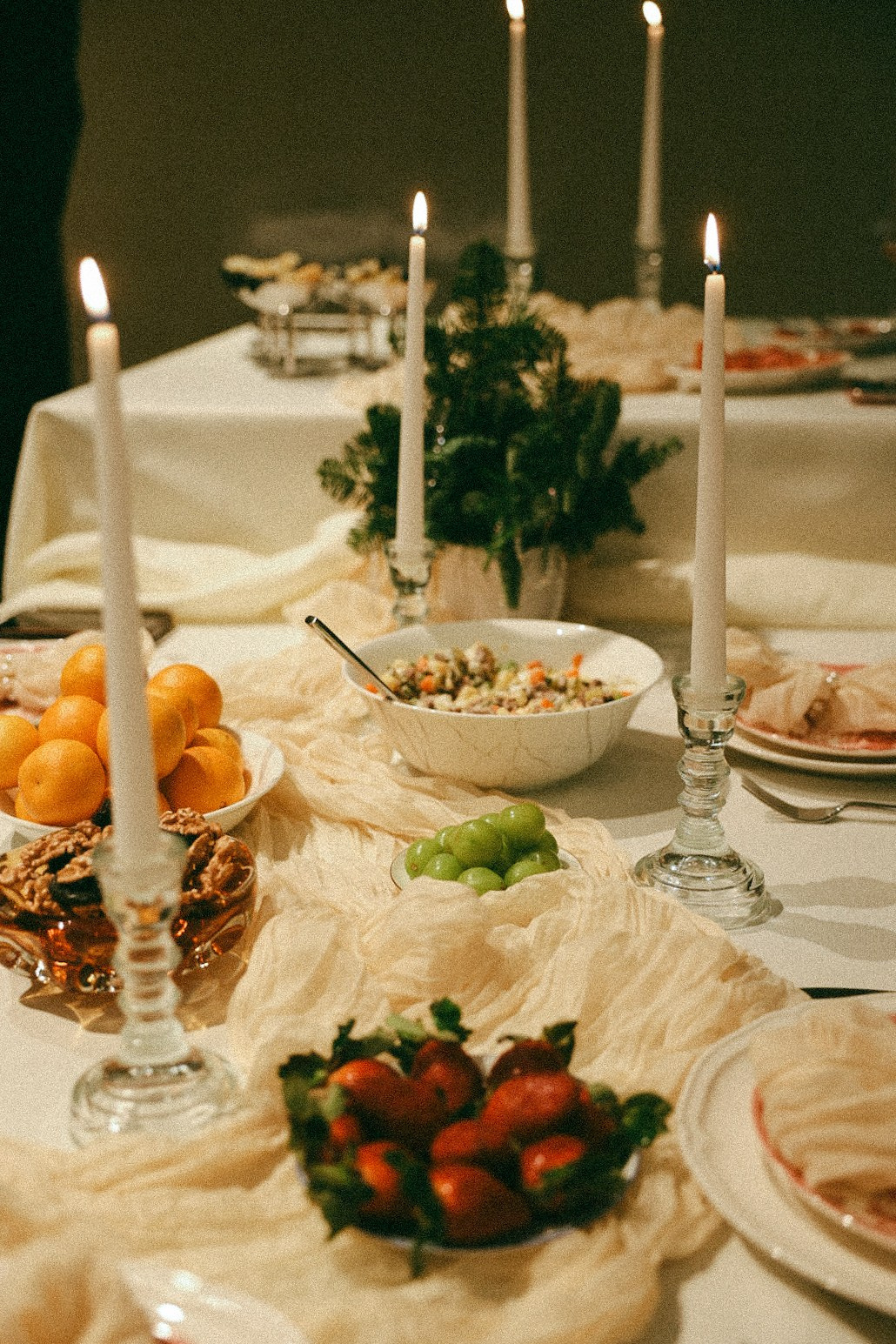 Праздничный ужин. Фотограф Нижний Новгород