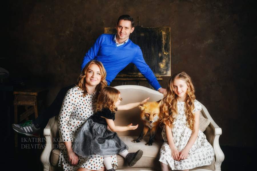 Семейная фотосессия в студии и на природе|Семейный  фотограф Екатерина. Портретный фотограф в Москве, Московской области. Деловой портрет