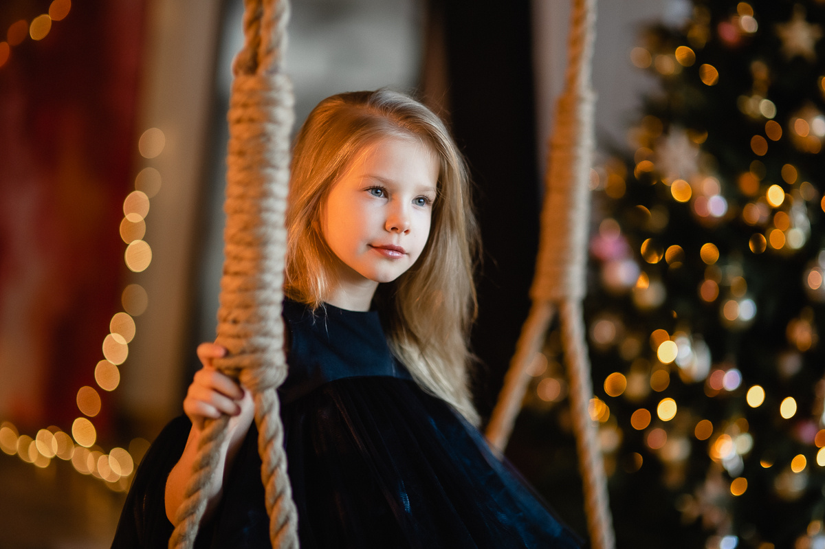 Ирина с дочкой Марией. Новогодняя фотосессия в студии. Екатеринбург. Портретный фотограф в Москве, Московской области. Деловой портрет