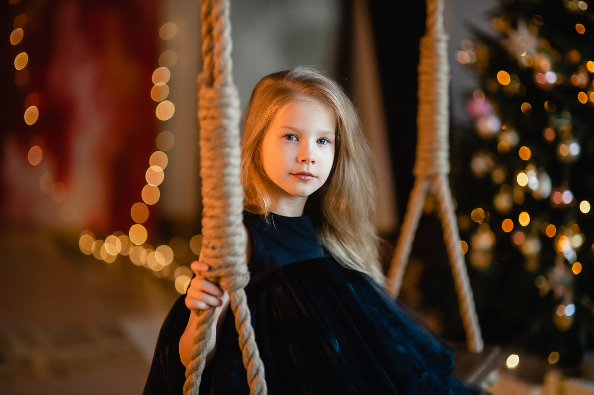 Ирина с дочкой Марией. Новогодняя фотосессия в студии. Екатеринбург. Портретный фотограф в Москве, Московской области. Деловой портрет