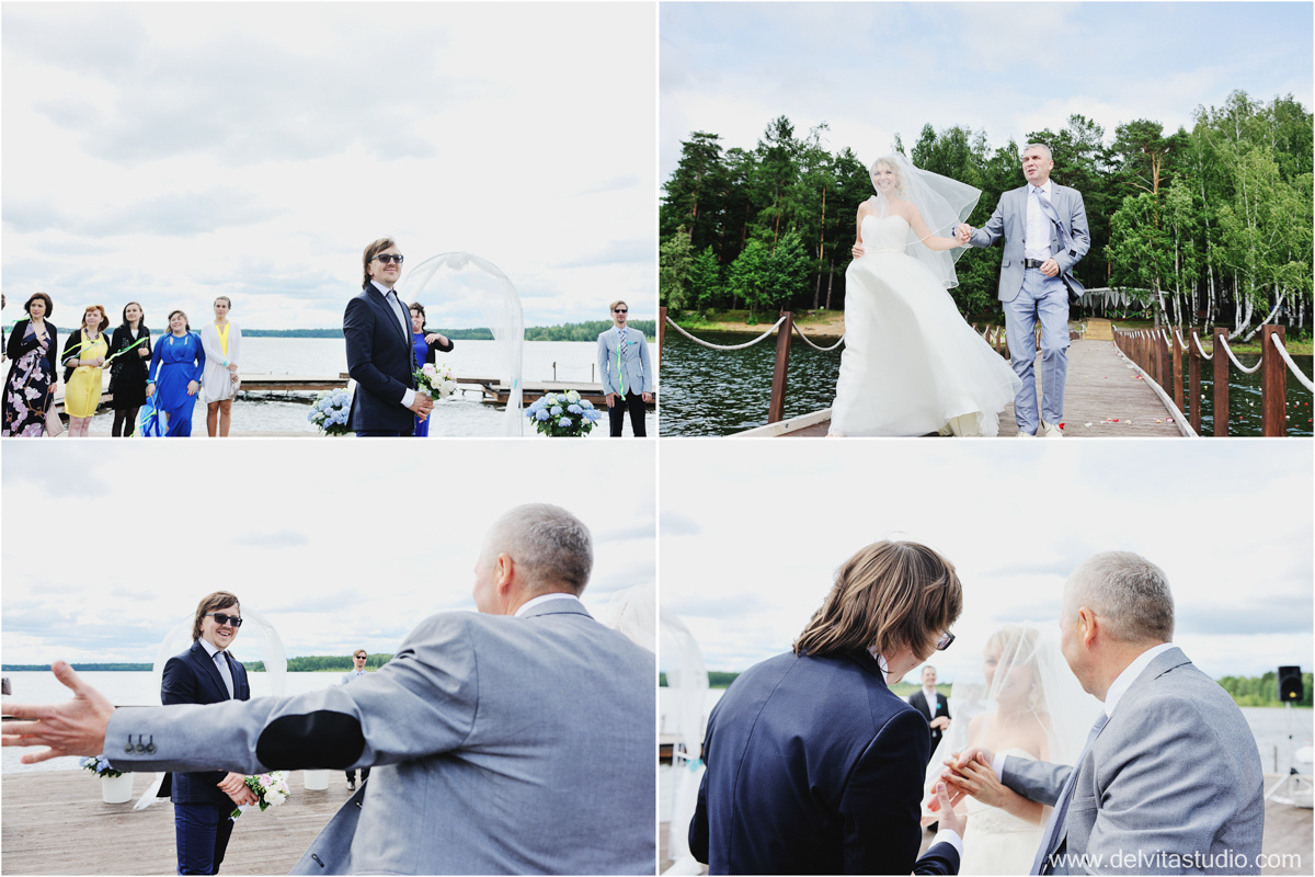 Свадебная выездная регистрация на воде