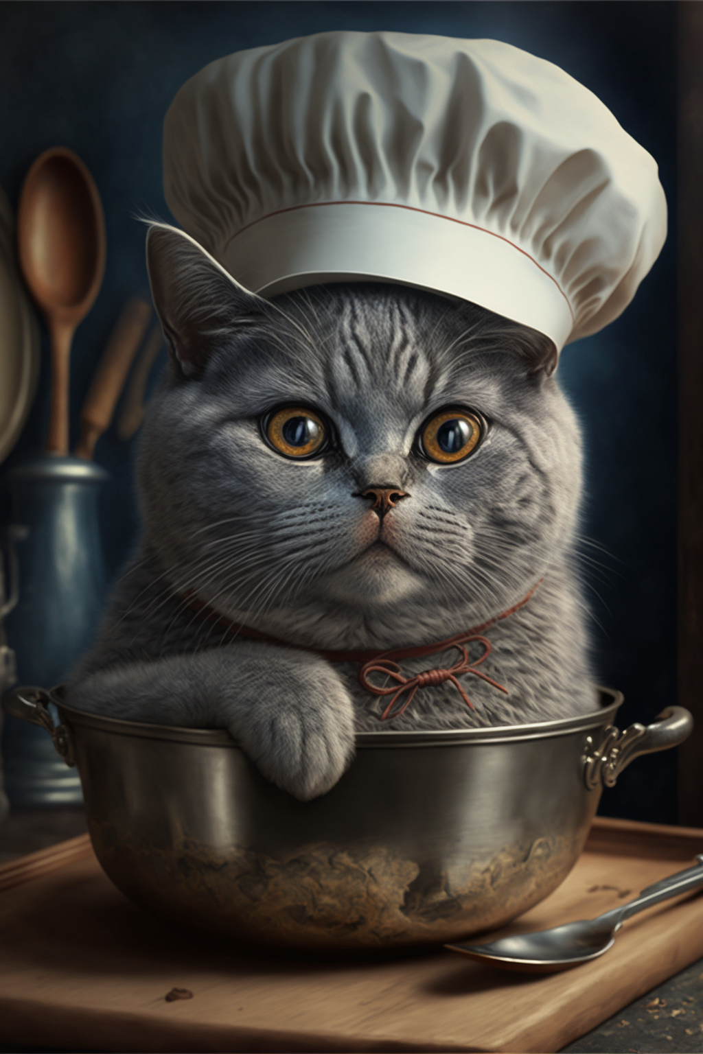 Британская кошка повар