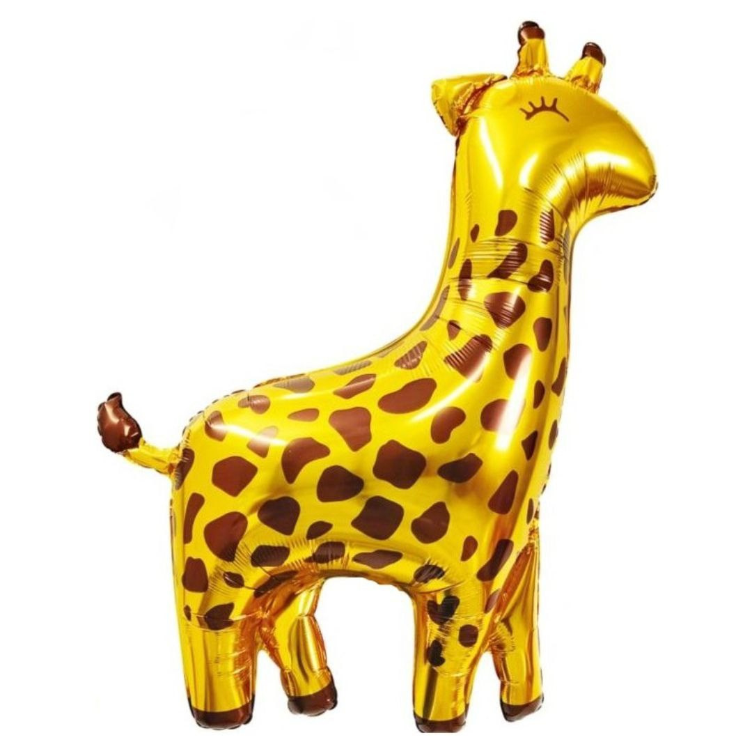 шар жираф золотой, 114 см, 900 рублей