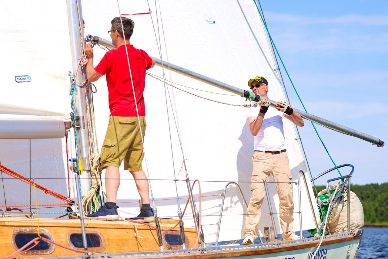 Чемпионата России по парусному спорту в дисциплине «Крейсерская яхта «Л-6». Спортивный фотограф Зянтереков Антон