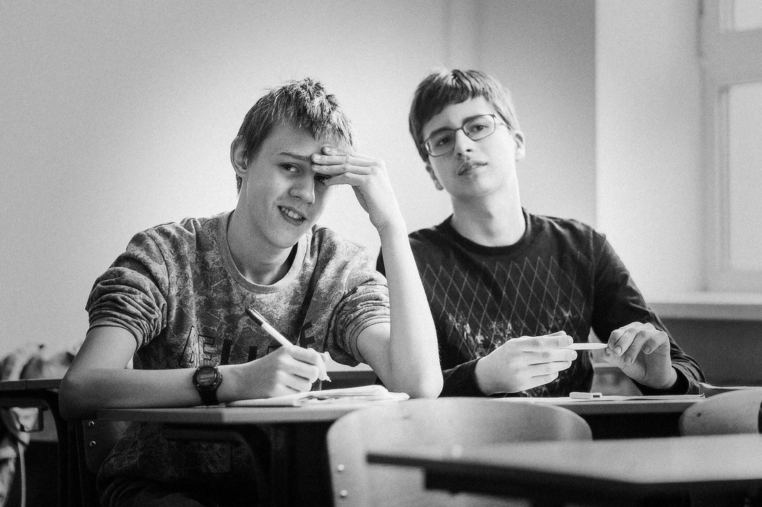 Фоторепортаж со школьного урока 4-го класса. Репортажный фотограф Борис Геер