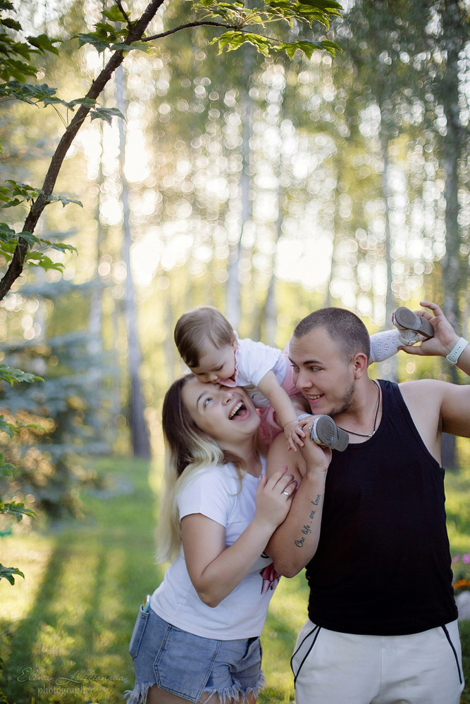 Семейная фотосессия. Профессиональный фотограф в Подольске Елена Локтионова