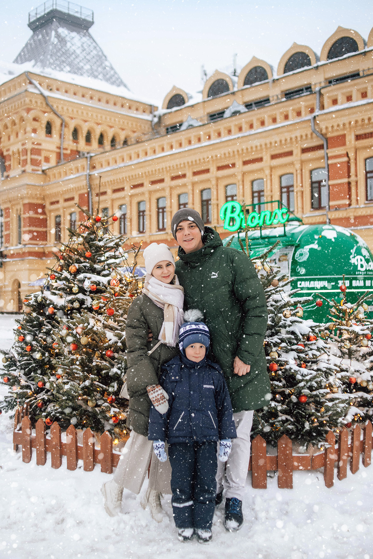 Таня, Валера, Макс зима. Семейный и детский фотограф в Нижнем Новгороде Наумова Лидия