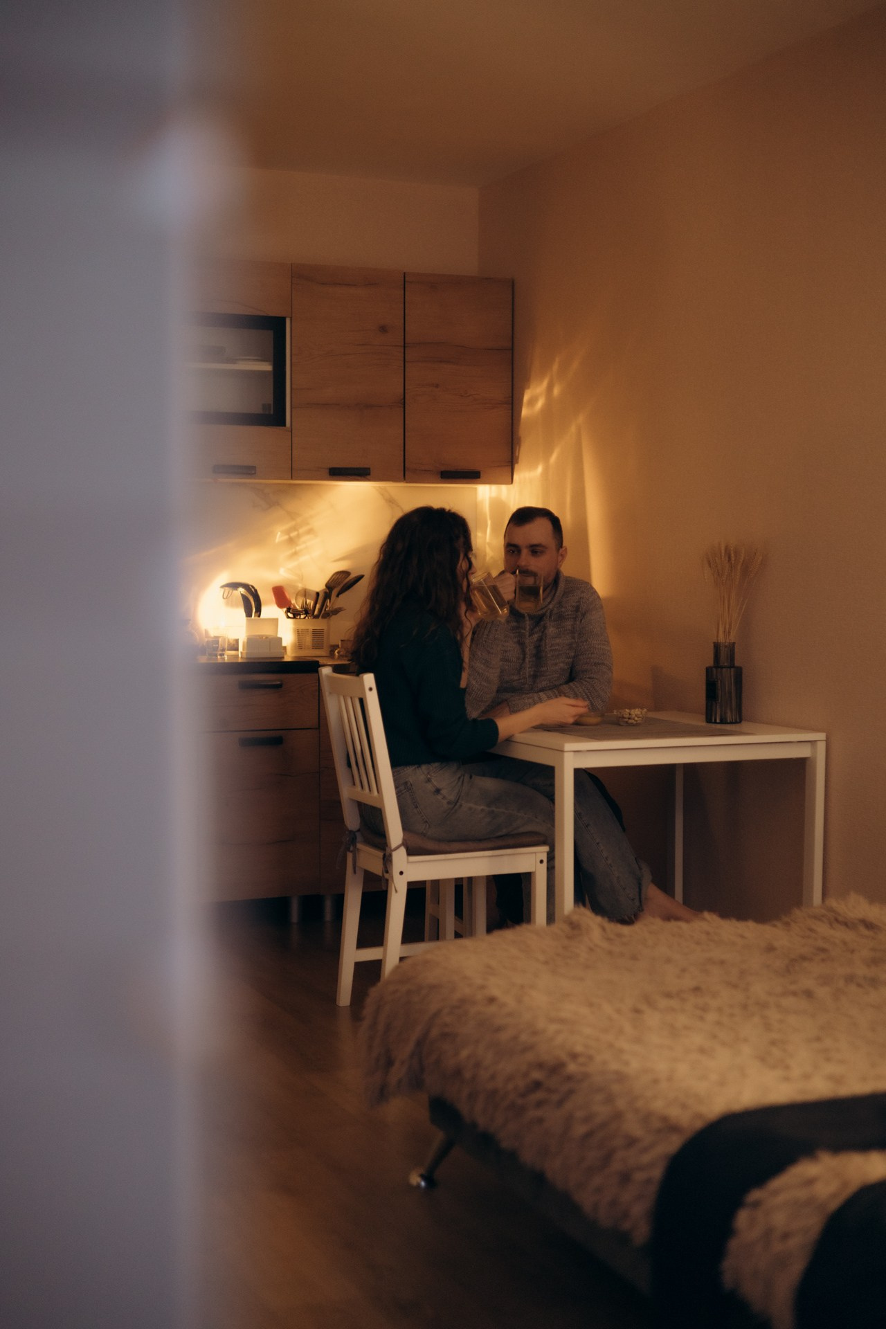 Домашняя фотосессия лавстори. Семейный фотограф в Ижевске Даша Денисова