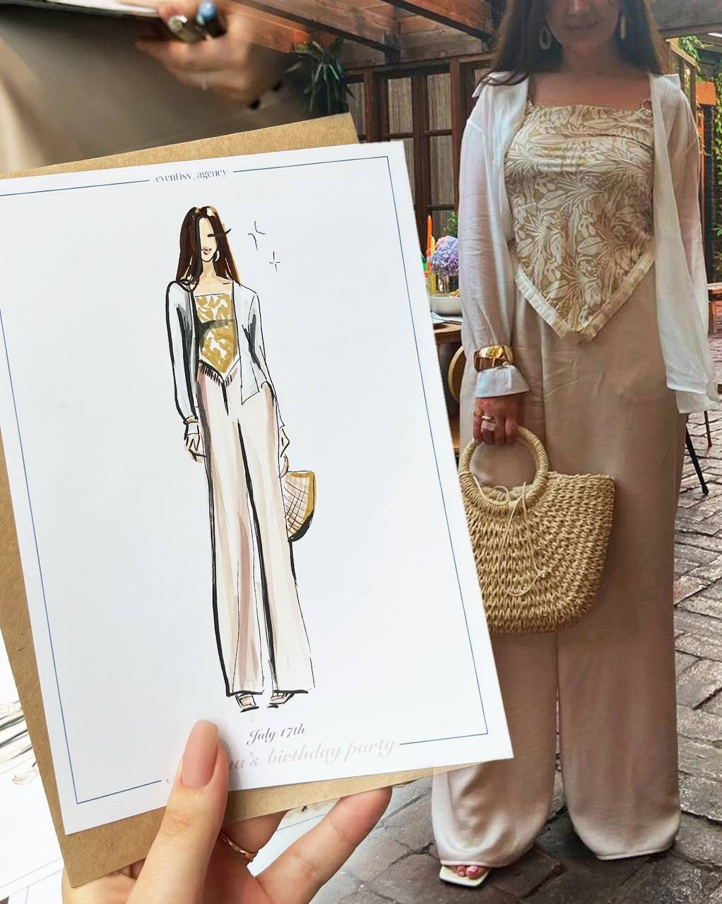 Модные фэшн скетчи на мероприятия. Eventiss art agency| Художники и арт-услуги на мероприятие Москва и МО