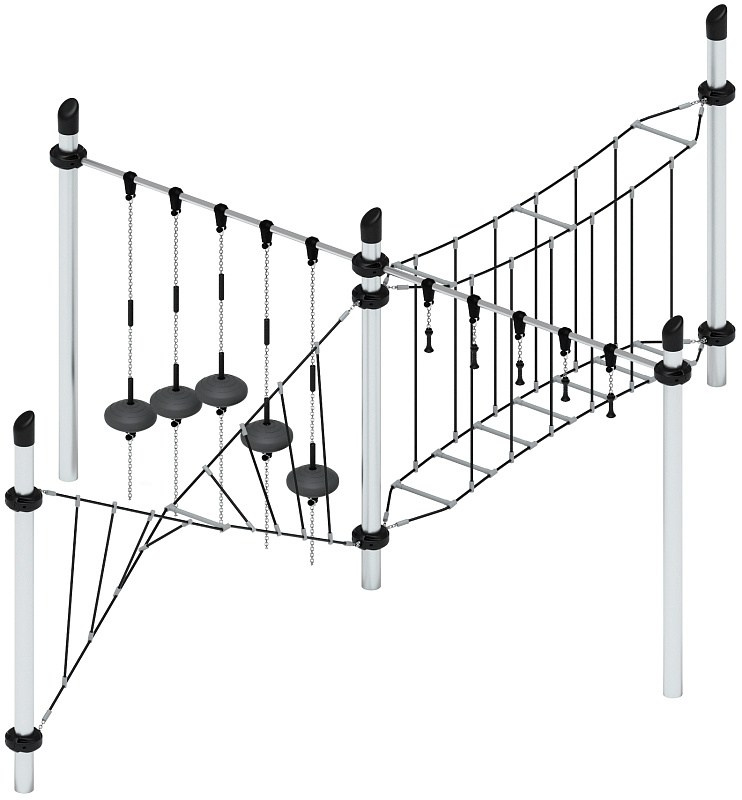Спортивная серия СК 2.06.01 Габариты (ШхДхВ): 4470х6450х2380 Зона безопасности, мм: 7470х9450 Возрастные ограничения 5-12 лет