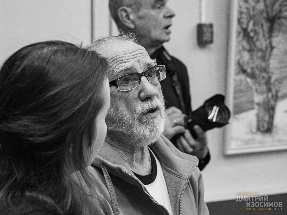 Открытие выставки Олега Яхнина