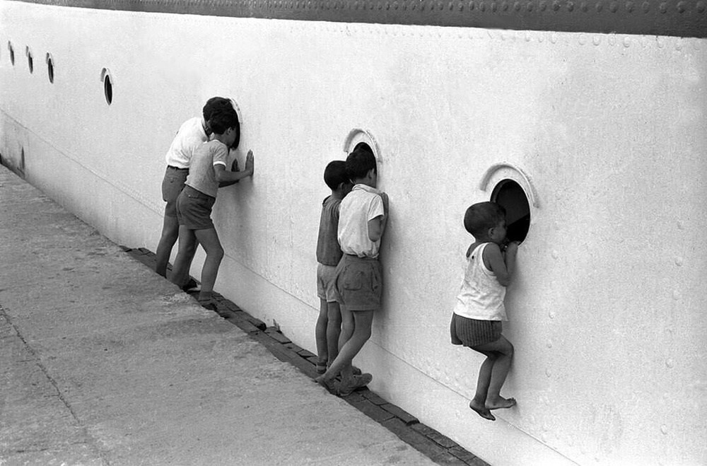 Паоло ди Паоло, итальянский фотограф с камерой Leica, архивная фотография