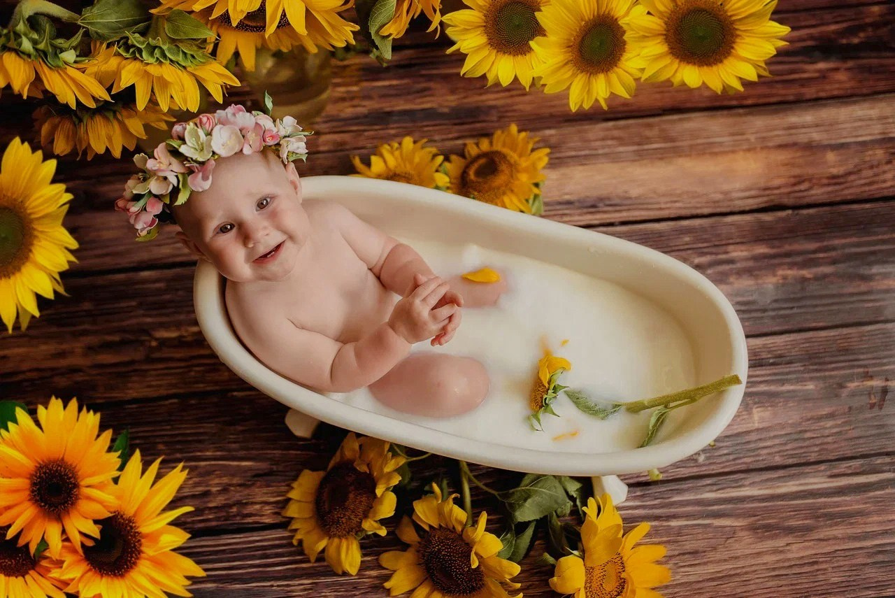 Детские молочные ванночки. Меркулова Ольга фотограф Воронеж