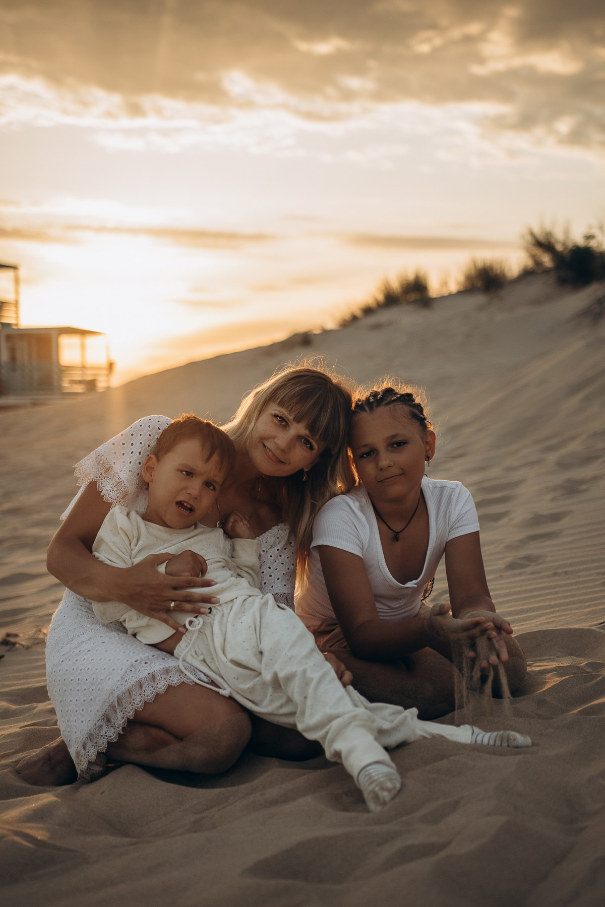 Наташа, Степан, Вика и Максим — на память о синем море и теплом песке. Семейный фотограф Новороссийск, Анапа, Геленджик — Юлия Давыдова