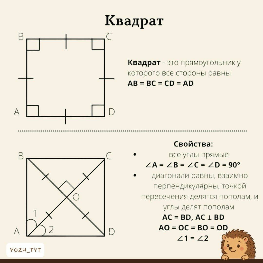 Свойства четырехугольников. Анна Шахтарина Репетитор по математике