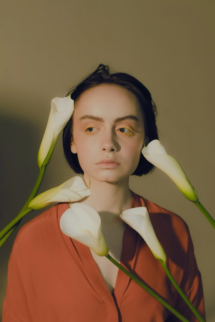 Girl with flowers. Визажист Санкт-Петербург / Москва Ксения Токарева