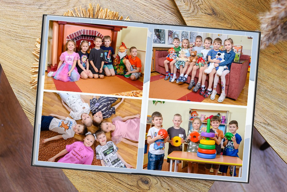 Выпускной альбом для детского сада. Студия выпускных альбомов Ольги Галкиной. Томск