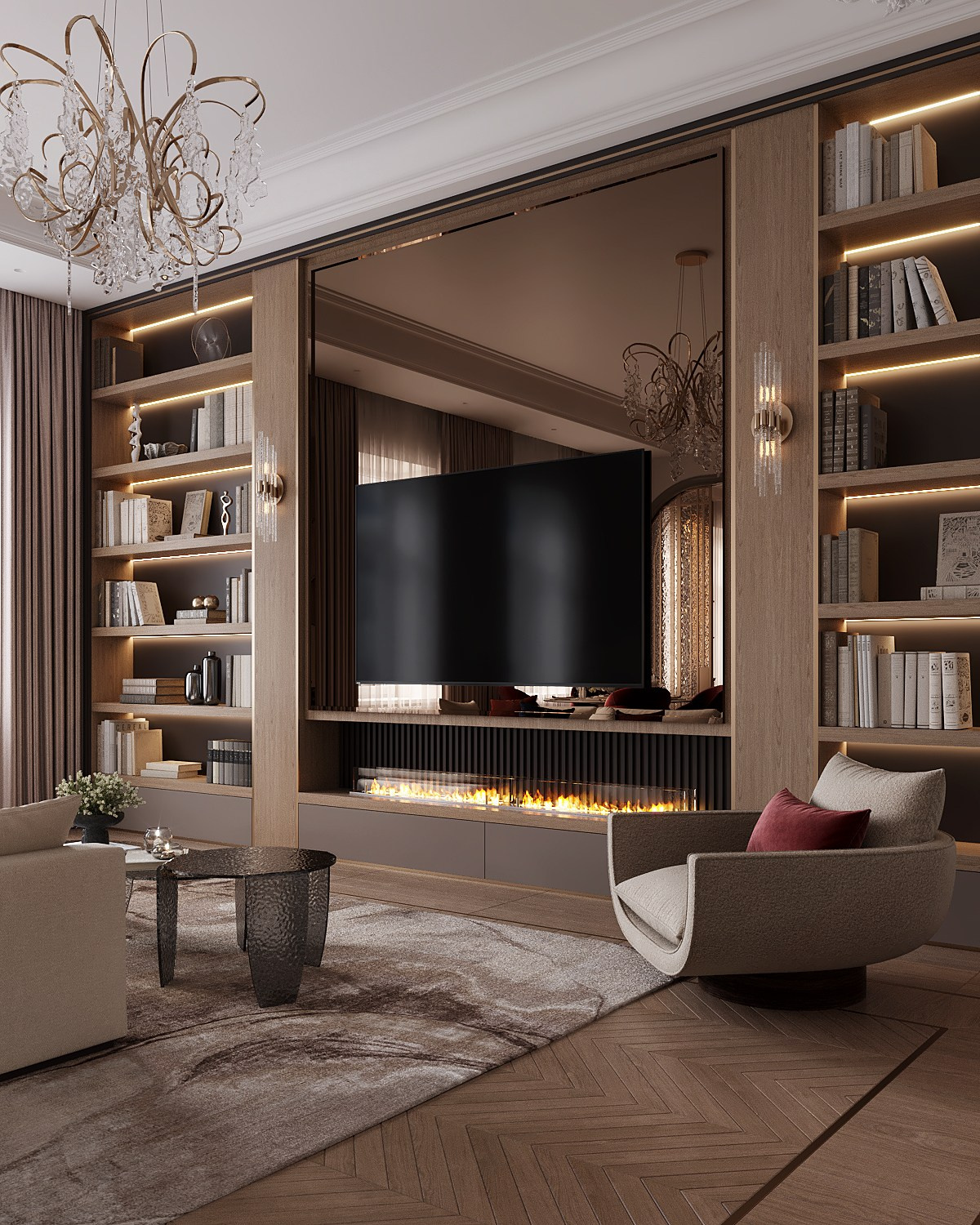 Остоженка. Дизайн интерьера в Москве