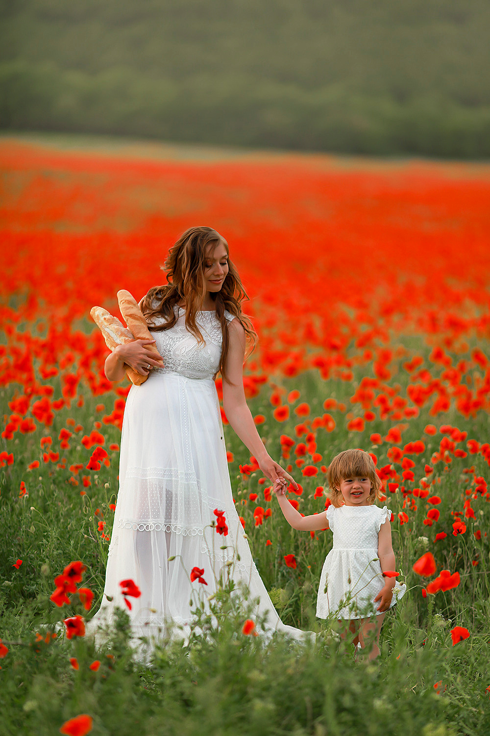 Семейная в маках. Фотограф в Крыму Дзгоева Ксения