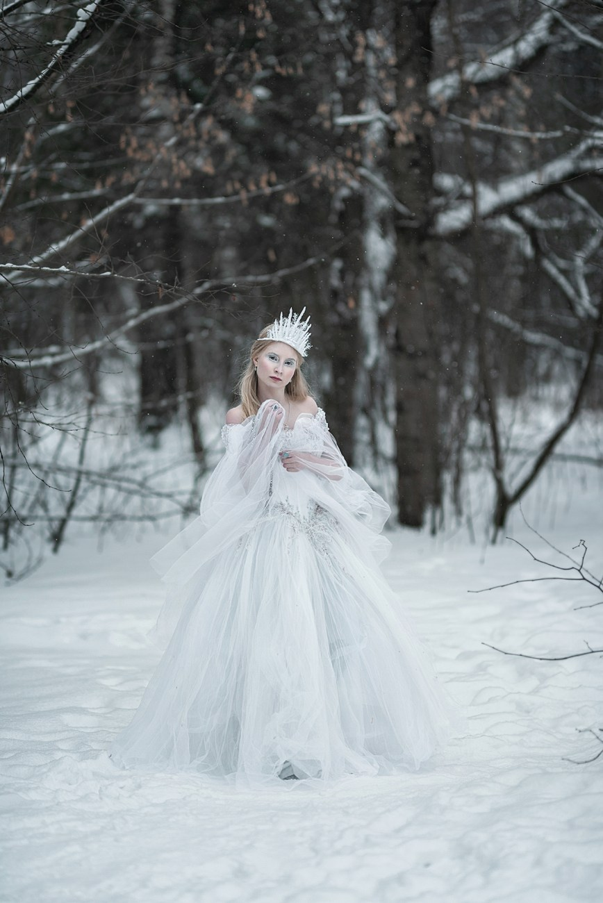 Снежная королева. Свадебный и семейный фотограф в Туле Ксения Сильвер