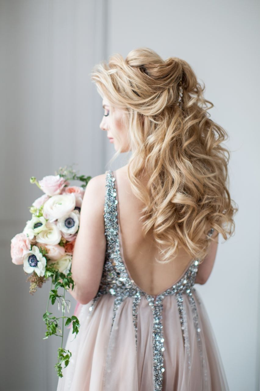 Вечерние образы. Прически и макияж на свадьбу, фотосессию, корпоратив от стилиста Кандаловой Елены в Москве, Домодедово