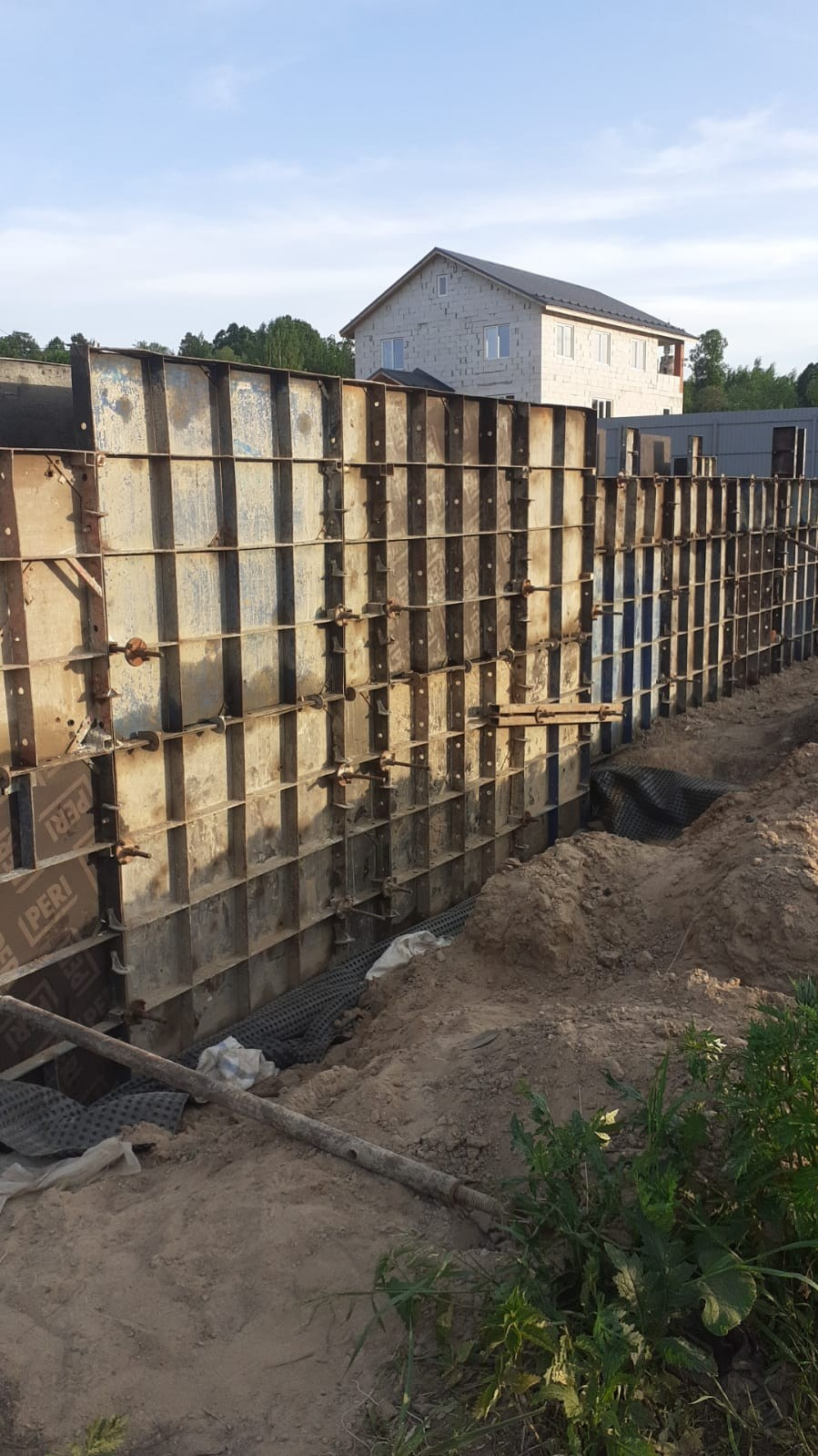 Ставим опалубку