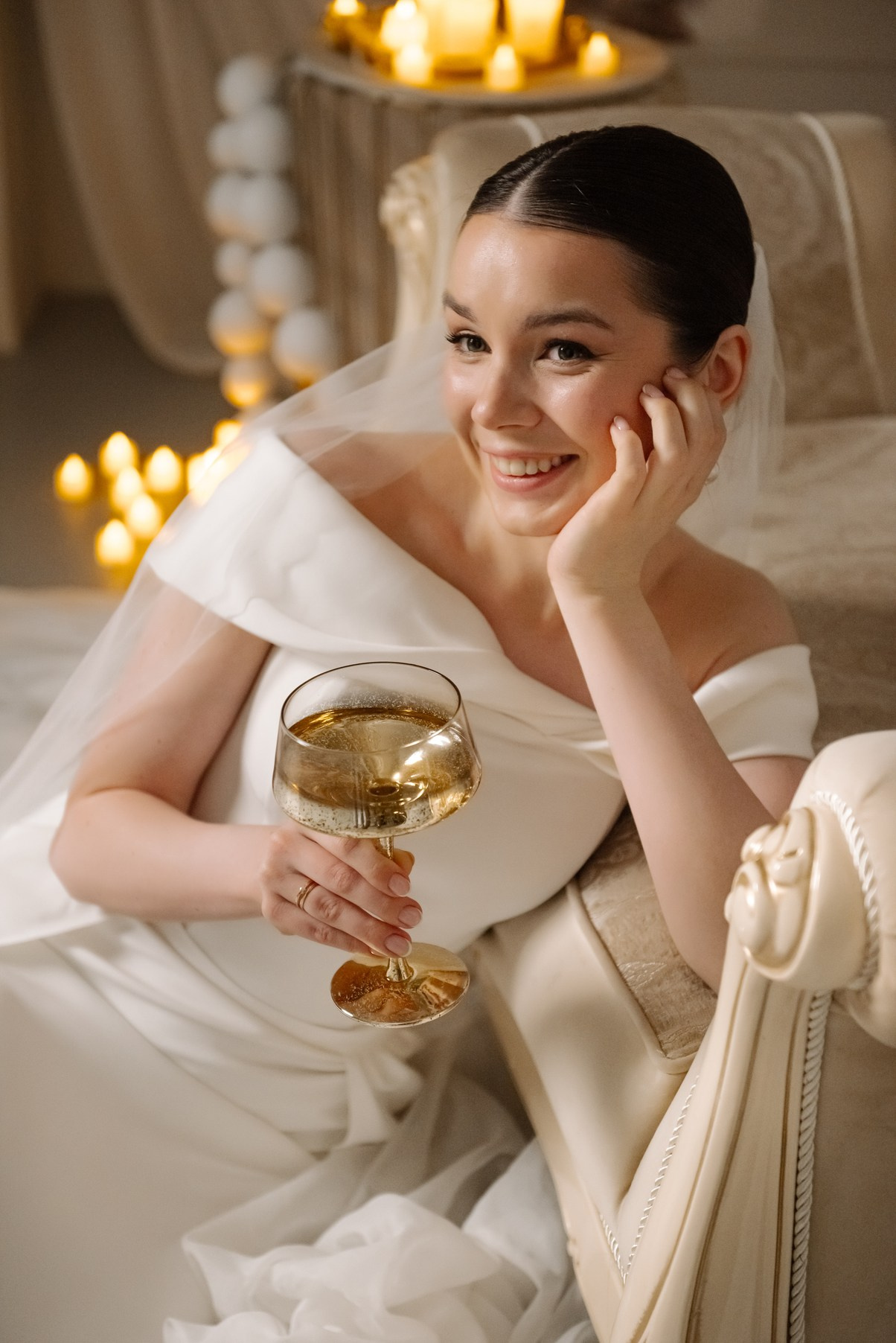 Со свечами. Свадебный и сеейный фотограф в Санкт-Петербурге Елена Худякова