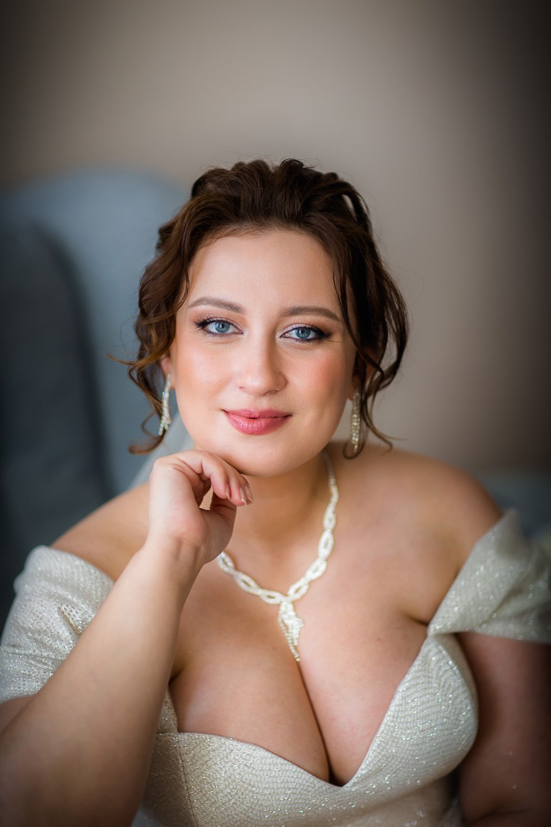 Портрет невесты на объектив 50 мм