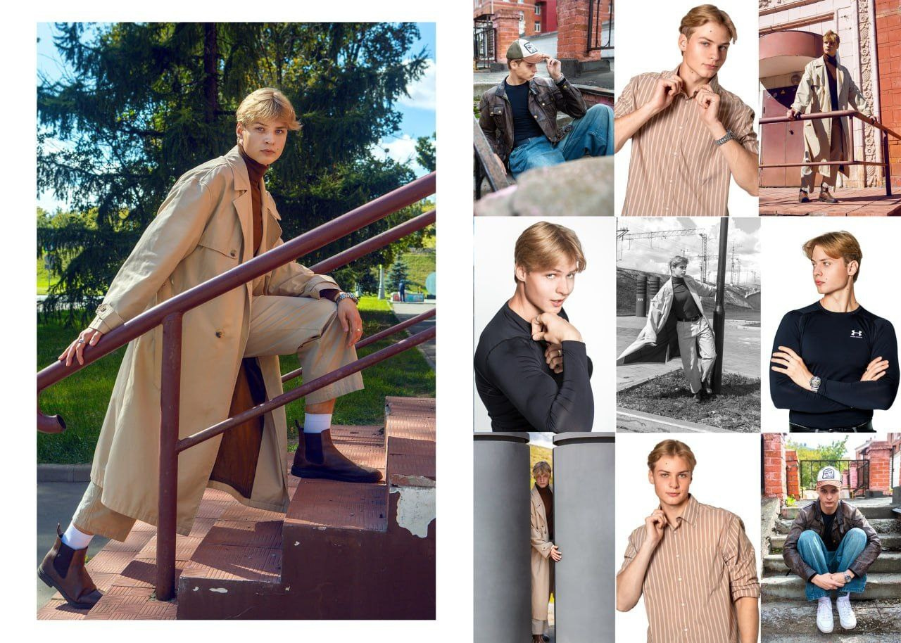 Модельное портфолио для Андрея. Ирина Загоскина — портретные фотосессии в Москве