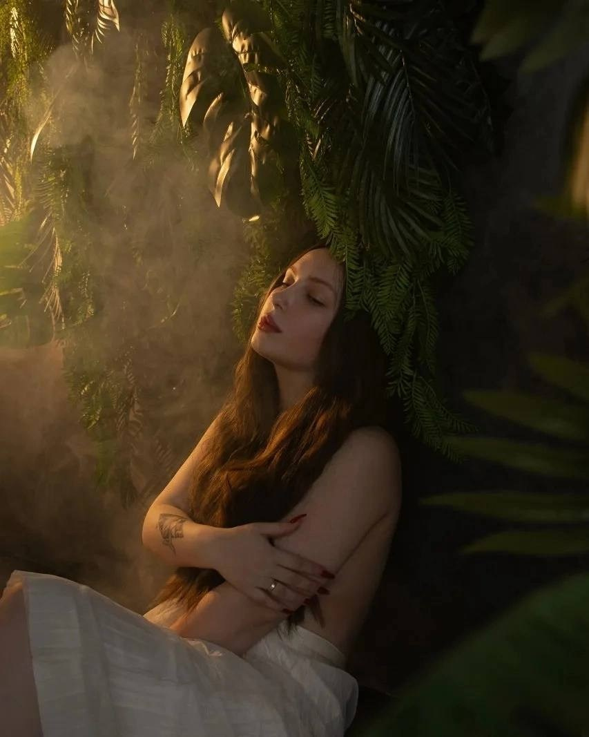 С дымом. Фотограф Хабаровск