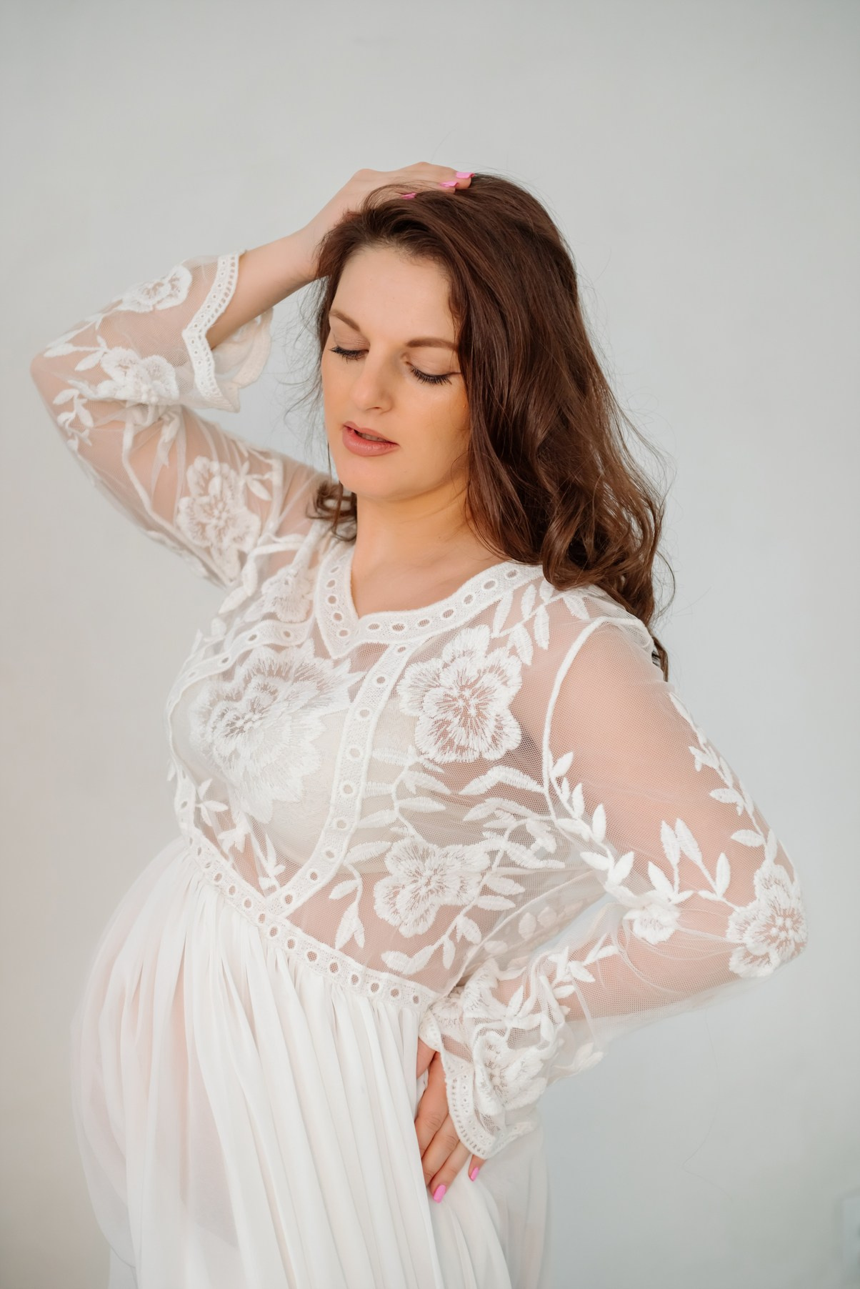 Беременность. Лена в цветах. Свадебный и сеейный фотограф в Санкт-Петербурге Елена Худякова