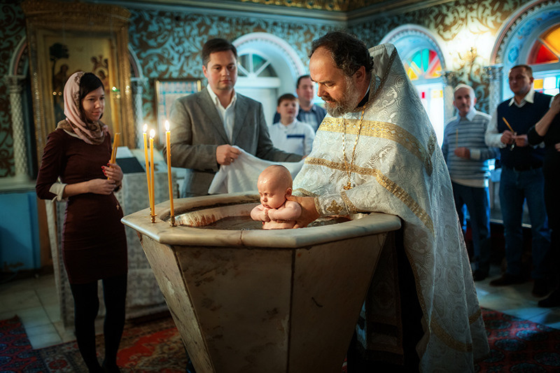 Фотосъемка Крещения. Семейный и детский фотограф в Москве