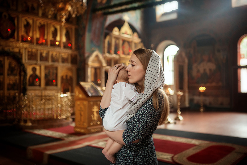 Фотосъемка Крещения. Семейный и детский фотограф в Москве