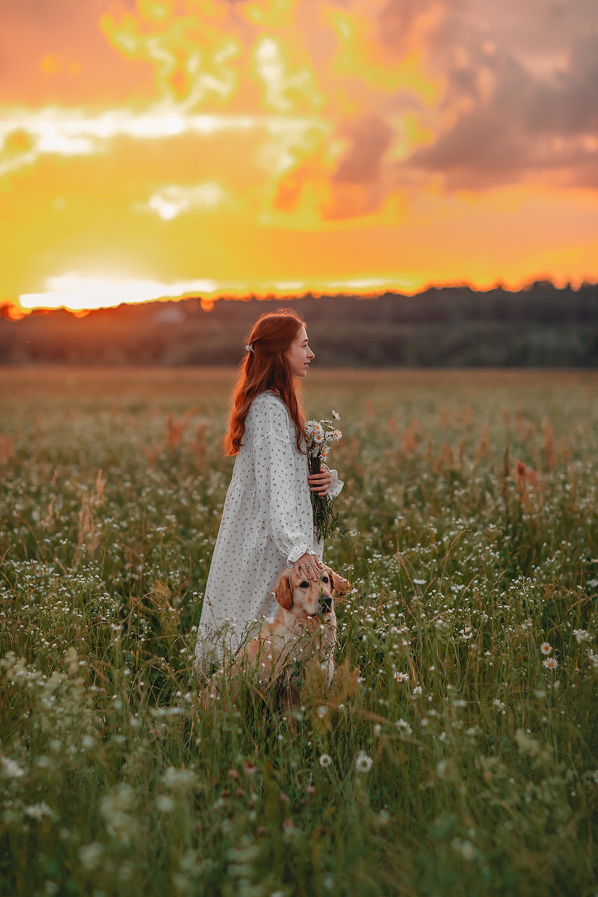 Марина и Чили. Семейный фотограф анималист Мария Крючкова