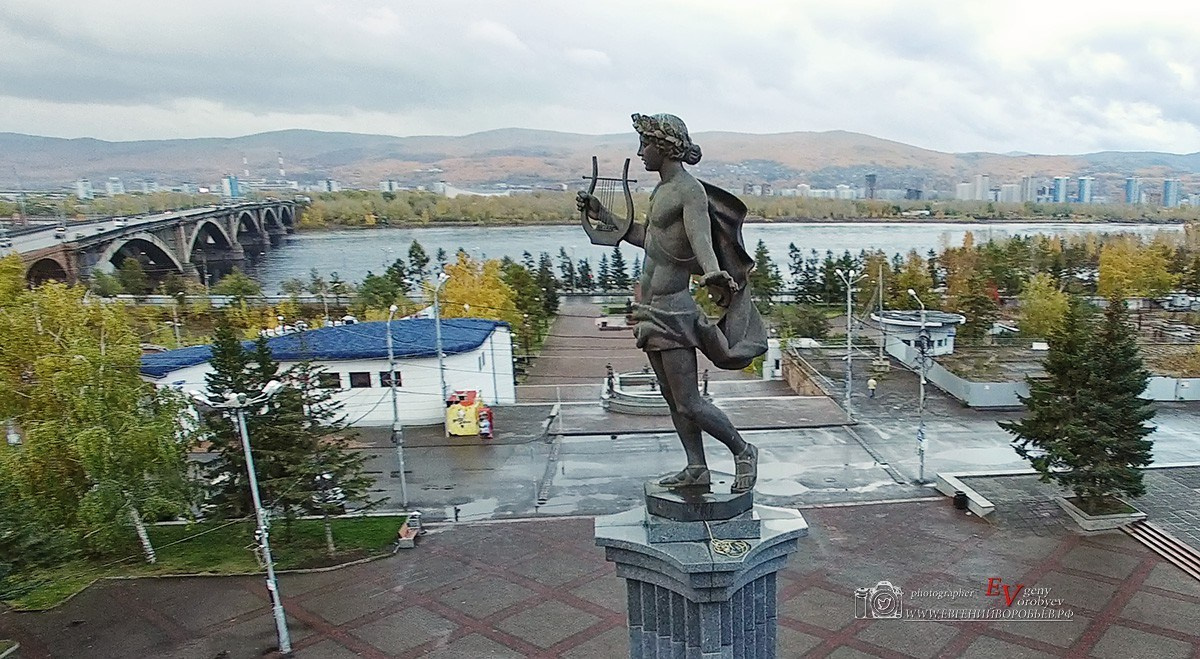 Аэросъёмка фото видео с квадрокоптера FPV дрона в Красноярске фотосъёмка монтаж видеоролика