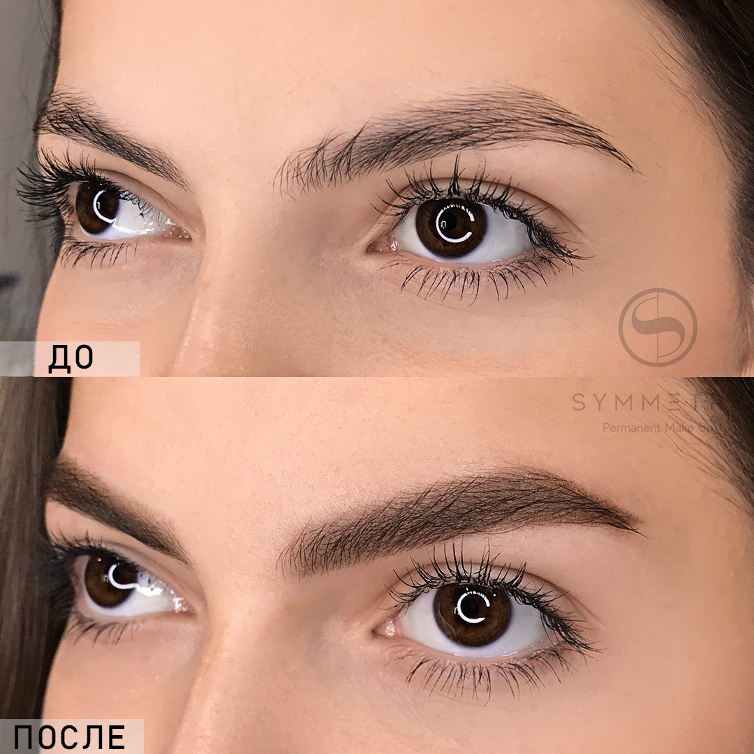 Перманентный макияж бровей, виды. Студия перманентного макияжа, косметологии и массажа SYMMETRY в Москве, м. Киевская