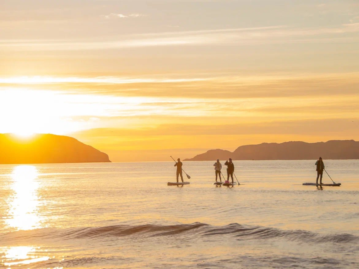 SUP на закате. Abakumova Viktoria