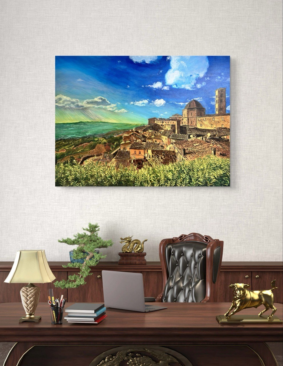 Серия «Города — великие творения рук человеческих». Картины пейзаж