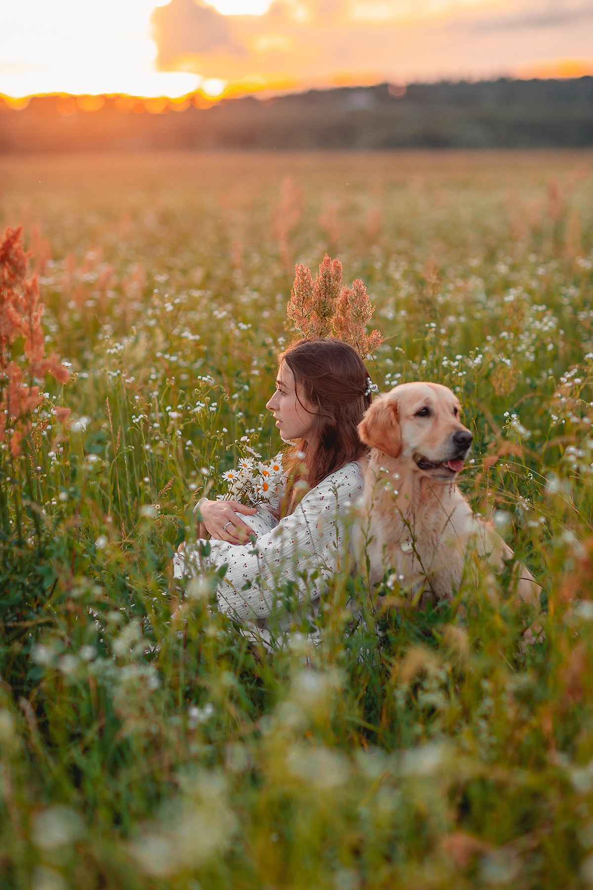 Марина и Чили. Семейный фотограф анималист Мария Крючкова
