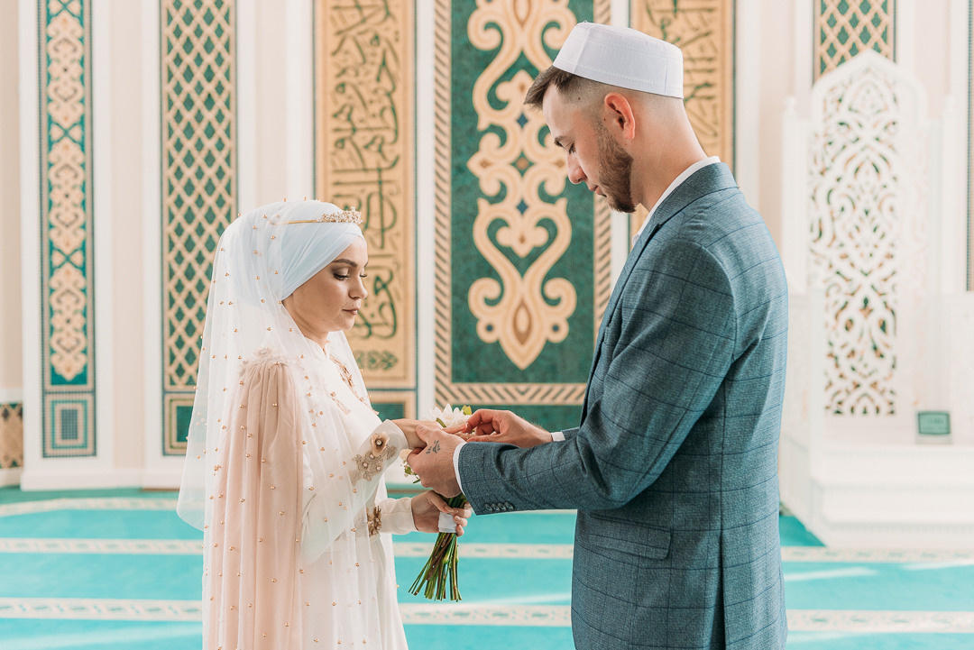 Разиль и Лейсан. Никах. Мечеть Рауза