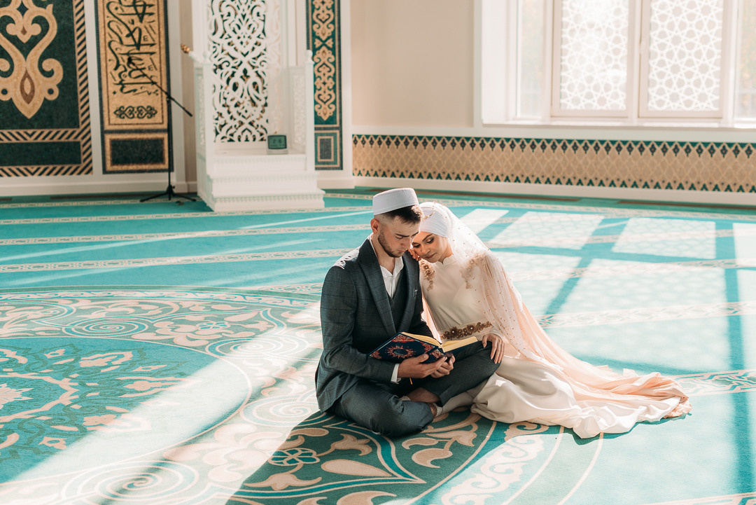 Разиль и Лейсан. Никах. Мечеть Рауза