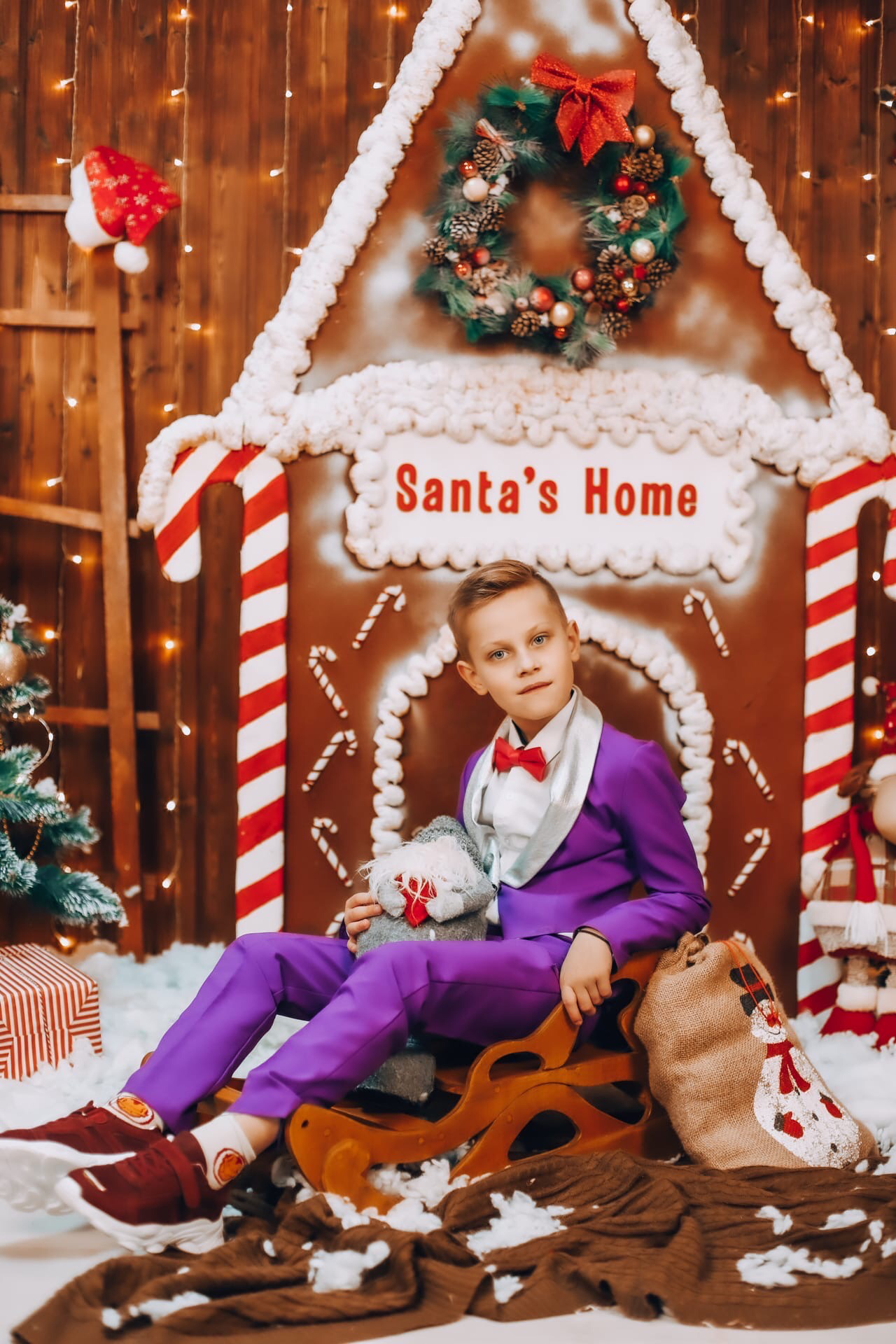 Семья Милёхиных Новый год 2022. Фотограф беременности и семейных историй Эльвира Акарибе в городе Краснодар!