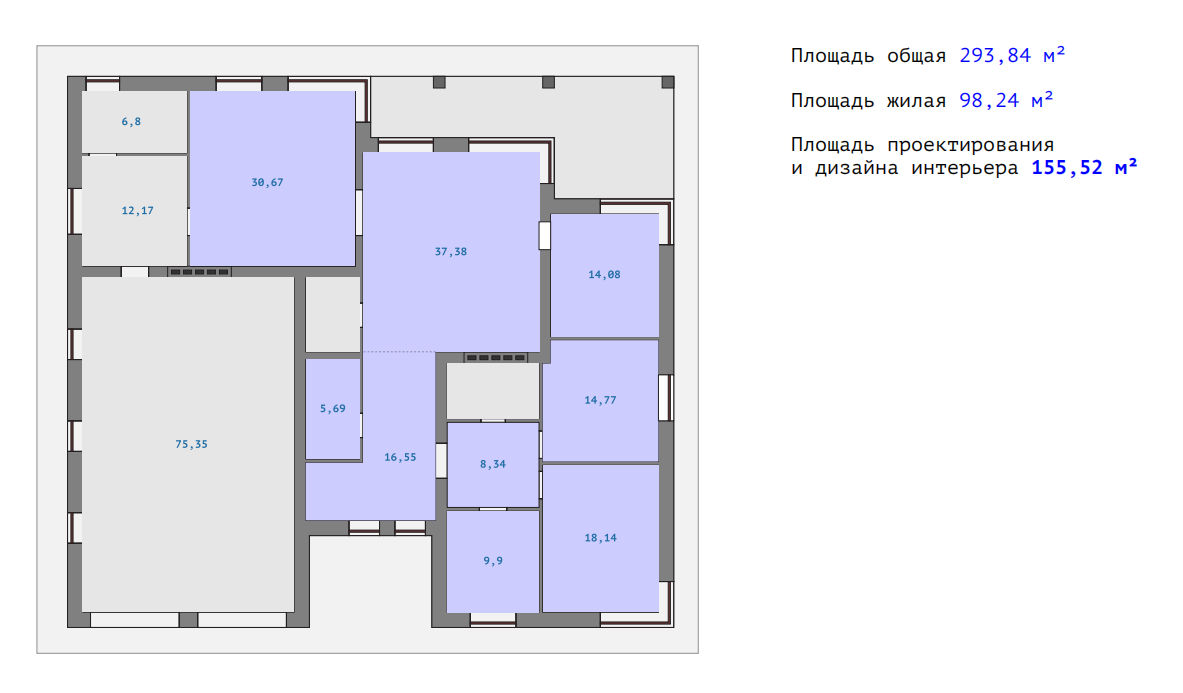 Firsovo 155. RASEN DESIGN. Архитектурные проекты зданий, интерьеров и благоустройства