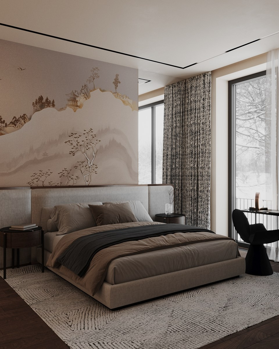 Спальня Жуковка правки. Визуализатор Векшина Елена