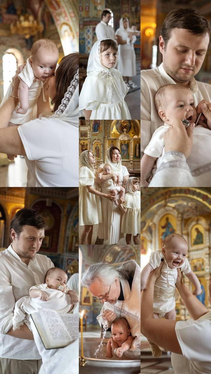 Съемка Таинство Крещения. Фотограф новорожденных Воронеж