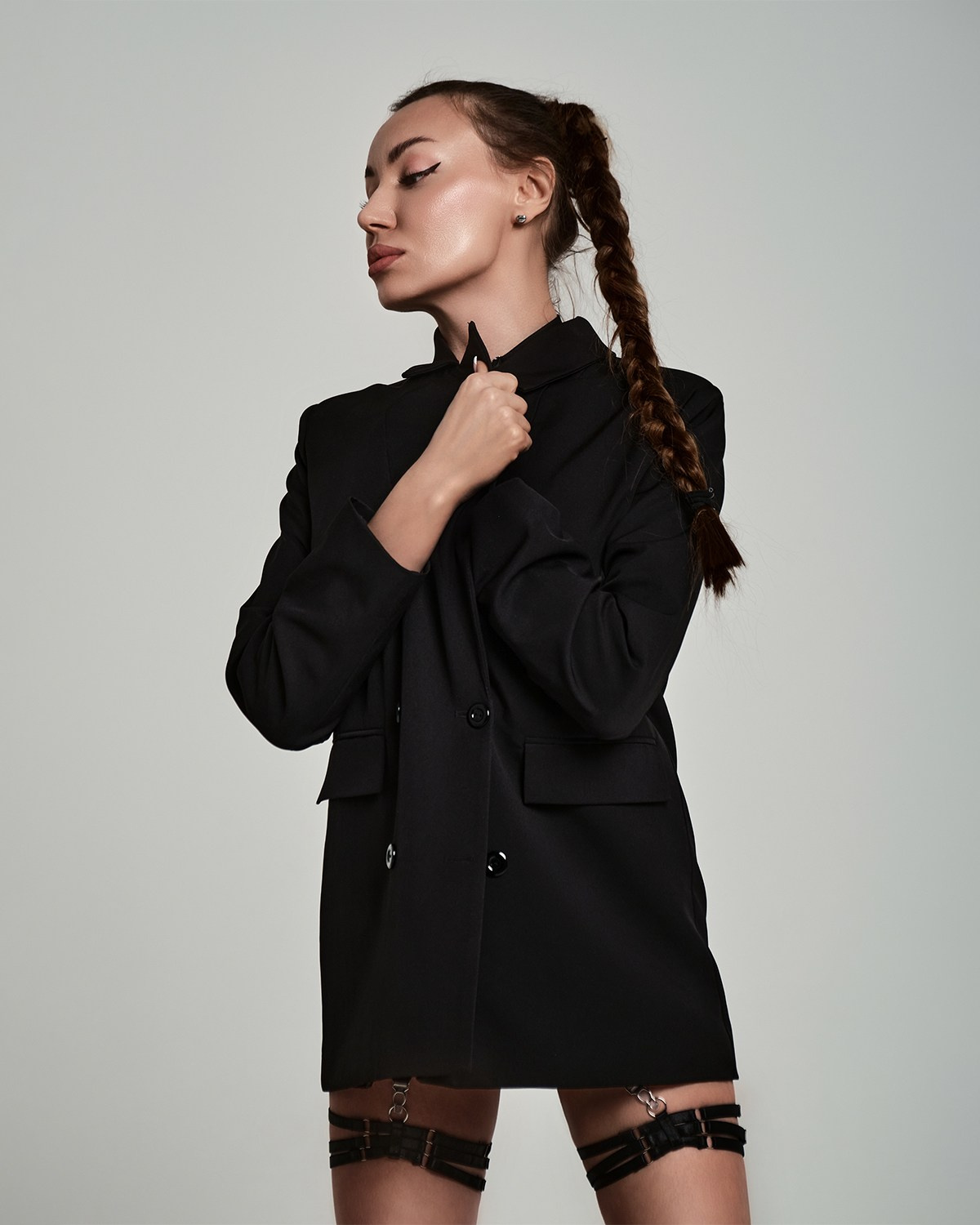 Будуарный портрет. Портретный фотограф на новый год в Москве Виктория Колышева