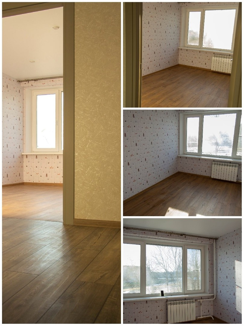 укладка ламината, поклейка обоев